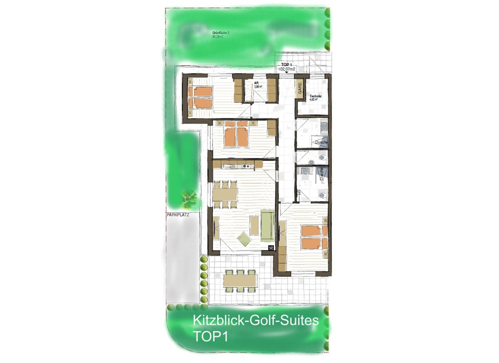 Finest Kitzblick Golf Suites By All In One Apartments Zell am See Kamer foto